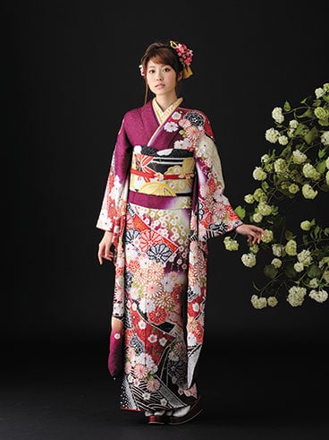 振袖 レンタル 紫